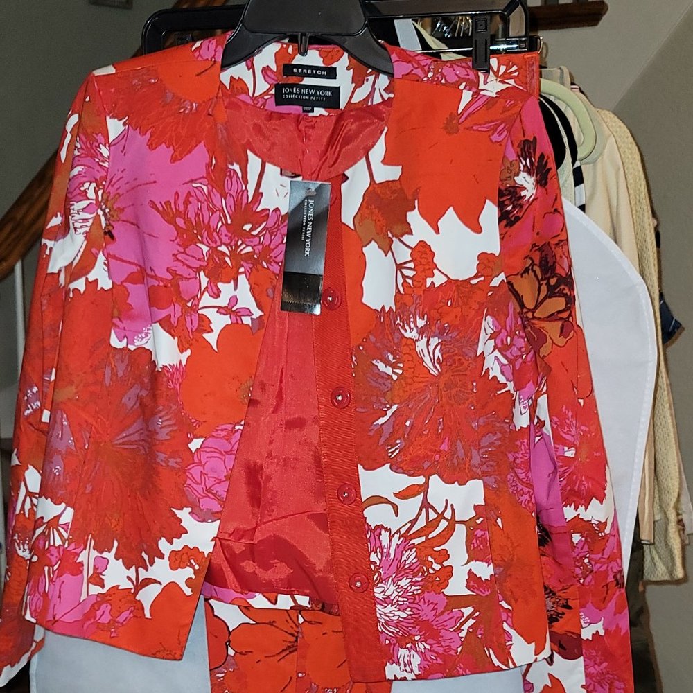 Jones New York Floral Suit